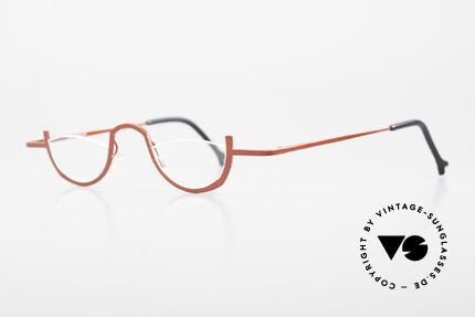 Theo Belgium Go Crazy Reading Glasses Titan, lightweight & very comfortable, pure TITANIUM frame, Made for Women