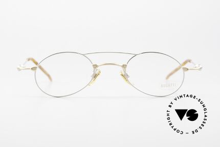 Bugatti 10859 Luxury Men's Frame Oval 90's, materials and craftsmanship on top level; size 44°23, Made for Men