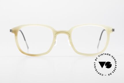 Lindberg Horn 1801 Buffalo Horn Titan Glasses, distinctive quality and design (award-winning frame), Made for Men and Women