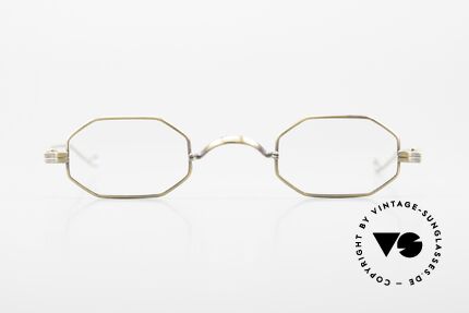 Lunor II 01 Octag Frame Antique Gold, the MOST WANTED Lunor model of the 1st collection!, Made for Men and Women