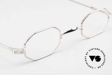 Lunor II 01 Octagonal Frame Platinum, rare, unworn model, new old stock (incl. LUNOR case), Made for Men and Women