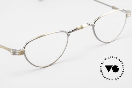 Lunor II 06 Reading Specs Antique Gold, old, unworn rarity (comes with an orig. Lunor case), Made for Men and Women