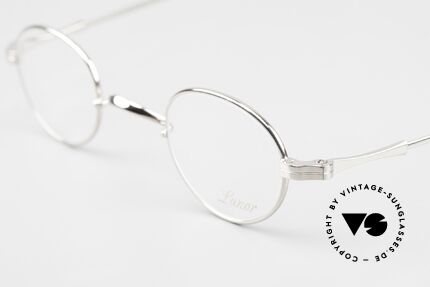 Lunor II 03 XS Unisex Frame Platinum, traditional German brand; quality handmade in Germany, Made for Men and Women