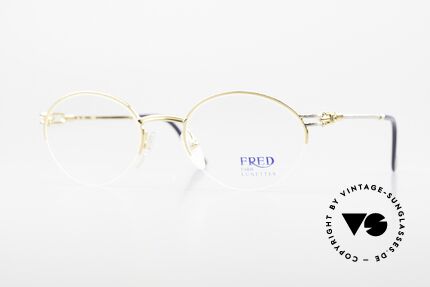 Fred Feroe - M Rare Oval Luxury Eyeglasses Details