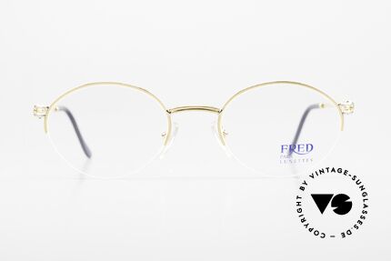 Fred Feroe Rare Oval Luxury Eyeglasses, marine design (distinctive Fred) in high-end quality!, Made for Men and Women