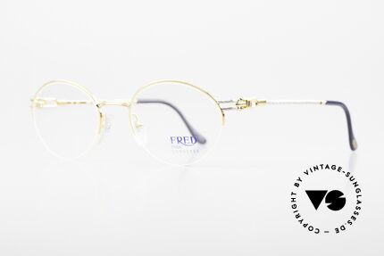 Fred Feroe Rare Oval Luxury Eyeglasses, the model name FEROE = French for the Faroe Islands, Made for Men and Women
