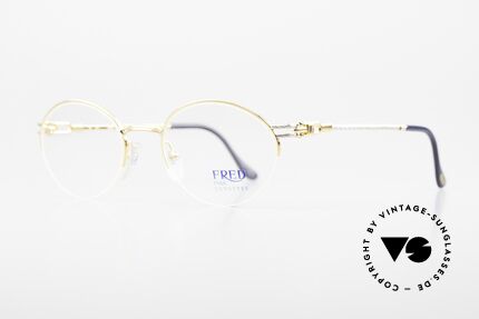 Fred Feroe - M Rare Oval Luxury Eyeglasses, the model name FEROE = French for the Faroe Islands, Made for Men and Women