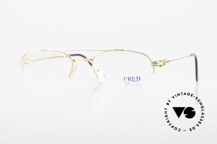 Fred Caravelle Luxury Men's Eyeglasses 80's Details