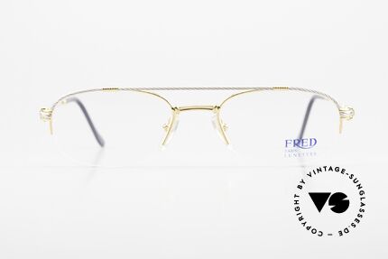 Fred Caravelle Luxury Men's Eyeglasses 80's, marine design (distinctive Fred) in high-end quality!, Made for Men