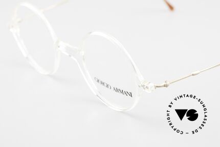 Giorgio Armani 365 Round Glasses Crystal 90's, top quality and very comfortable (weighs only 9g), Made for Men and Women