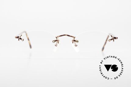 Giorgio Armani 195 Rimless Vintage Frame Oval, timeless GIORGIO ARMANI vintage designer specs, Made for Men and Women