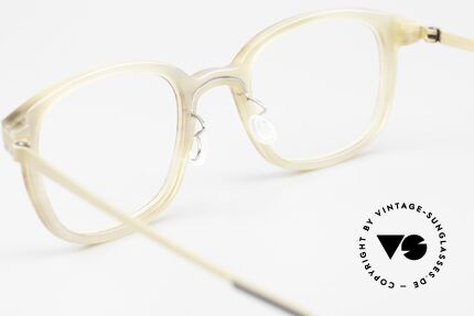 Lindberg Horn 1801 Buffalo Horn Titan Frame, unworn, with original Lindberg case, cloth & booklet, Made for Men and Women