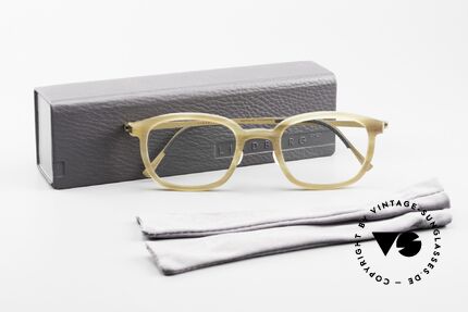 Lindberg Horn 1801 Buffalo Horn Titan Frame, Size: small, Made for Men and Women