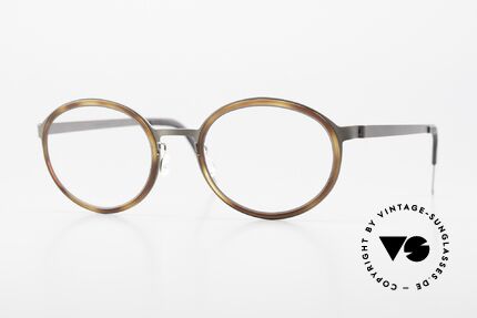 Lindberg 9740 Strip Titanium Oval Glasses Ladies & Gents Details