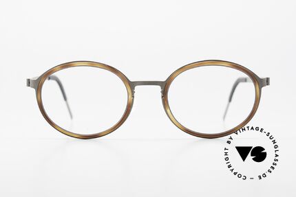 Lindberg 9740 Strip Titanium Oval Glasses Ladies & Gents, model 9740, T407, size 48-20, 135 temple & color 10, Made for Men and Women