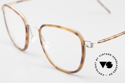 Lindberg Simon Air Titan Rim Titan Specs Acetate Inner Rim, the temple covers are from the Lindberg model 'Robin'!, Made for Men