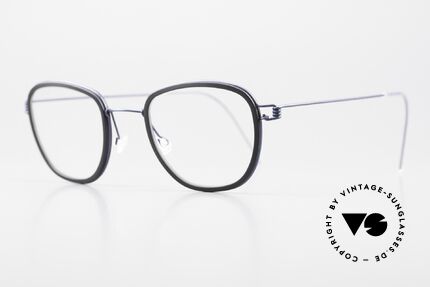 Lindberg Niels Air Titan Rim Unisex Frame Acetate Inner Rim, striking refined Air Titan frame with Acetate inner rim, Made for Men and Women