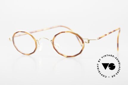 Lindberg Zeta Air Titan Rim Small Frame Acetate Inner Rim, simply timeless, stylish & innovative: grade 'vintage', Made for Men and Women