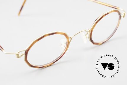 Lindberg Zeta Air Titan Rim Small Frame Acetate Inner Rim, simple & strong frame: free from screws, rivets & welds, Made for Men and Women