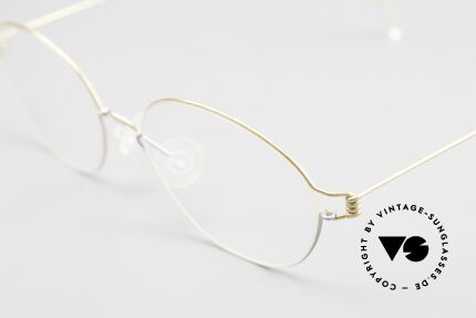 Lindberg Mira Air Titan Rim Women's Specs Bicolor Frame, extremely strong, resilient and flexible (gold & silver), Made for Women