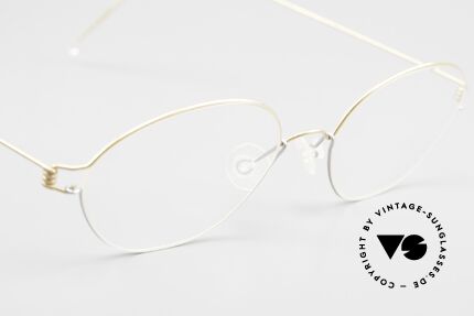 Lindberg Mira Air Titan Rim Women's Specs Bicolor Frame, unworn, NOS, with original magnetic case by Lindberg, Made for Women