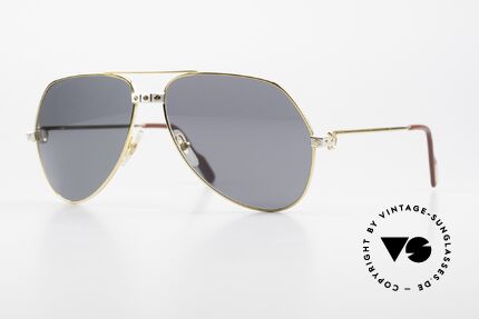 Cartier Vendome Santos - L Sun Lenses With Cartier Logo Details