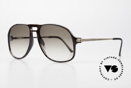 Dunhill 6091 Men's Vintage Aviator Shades, men's sunglasses with great "root wood" pattern, Made for Men