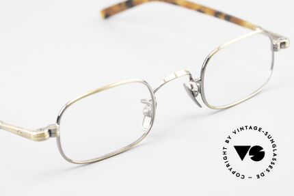 Lunor VA 104 Square Frame Antique Gold, square reading frame design & top-notch craftsmanship, Made for Men and Women