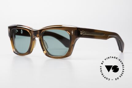 Jacques Marie Mage Dealan Bob Dylan 60's Sunglasses, Hickory, Seagreen, LIMITED shades in size 53-22, Made for Men