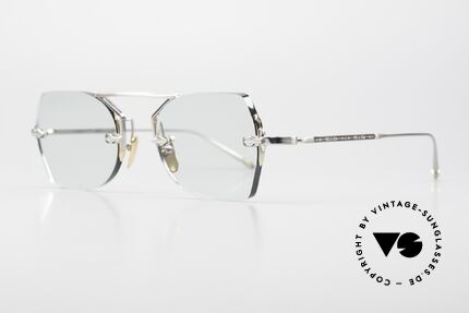Jacques Marie Mage Yuma Rimless Titanium Sunglasses, strictly LIMITED titanium model in size 49-21, 140, Made for Men and Women