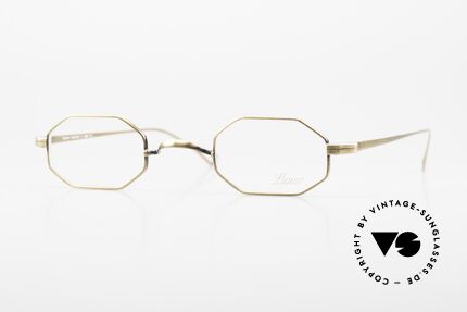 Lunor T4-E-MT AG Octagonal Frame Antique Gold, octagonal LUNOR eyeglassesof the Titan-MT Series, Made for Men and Women