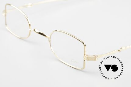 Lunor I 09 Telescopic Telescopic Frame Gold Plated, an approx. 20 years old UNWORN pair for lovers of quality, Made for Men and Women