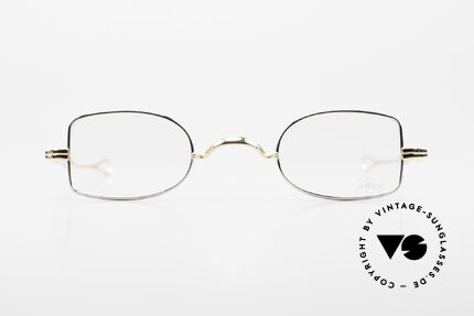 Lunor I 09 Telescopic Telescopic Frame Bicolor, BC = bicolor = 22ct GOLD PLATED and platinum plated, Made for Men and Women