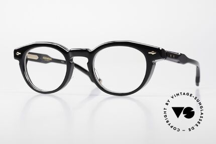 Jacques Marie Mage Noland Black Panto Specs Midnight, Noland: black Jacques Marie Mage panto glasses, Made for Men and Women