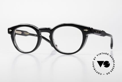 Jacques Marie Mage Noland Black Panto Specs Midnight Details