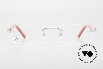 Glasses Cartier C Decor Randlos Metal Composite Frame