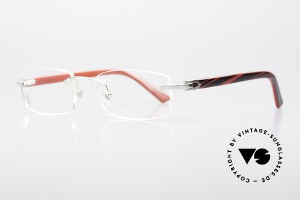 Glasses Cartier C Decor Randlos Metal Composite Frame