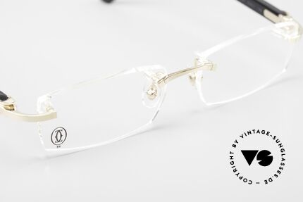 Cartier Canazei Rimless Luxury Frame Square, orig. Cartier DEMO lenses can be replaced optionally, Made for Men and Women