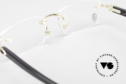 Cartier Canazei Rimless Luxury Frame Square, Size: small, Made for Men and Women