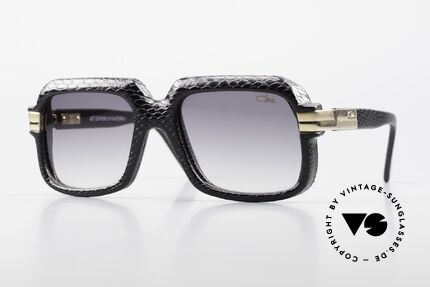 Cazal 607 Leather Limited Edition From 2013, ULTRA RARE Cazal 607 special edition 'Snake Optic', Made for Men