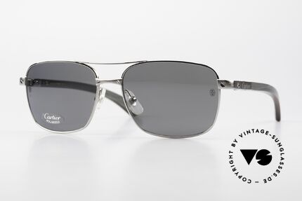 Cartier Santos De Cartier Wooden Shades Polarized, precious Santos De Cartier aviator men's sunglasses, Made for Men