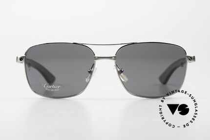 Cartier Santos De Cartier Wooden Shades Polarized, named after the aviation pioneer A. Santos Dumont, Made for Men