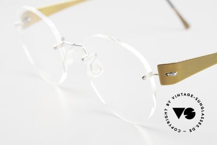 Lindberg 2287 Spirit Titan Rimless Women's Eyeglasses, resilient & flexible frame (lens shape can be modified), Made for Women