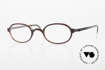 Lindberg 1012 Acetanium Ladies & Gents Frame Oval, oval Lindberg Acetanium frame with interesting color, Made for Men and Women