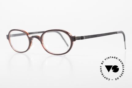 Lindberg 1012 Acetanium Ladies & Gents Frame Oval, model 1012, size 47/23: made of acetate & titanium, Made for Men and Women