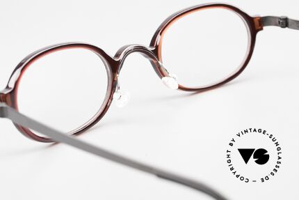 Lindberg 1012 Acetanium Ladies & Gents Frame Oval, unworn designer piece with an original Lindberg case, Made for Men and Women