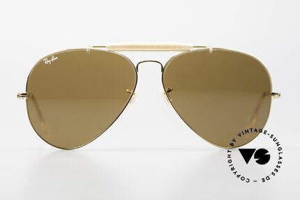 Ray Ban Outdoorsman II B&L USA 80's Aviator B15, legendary aviator design in best quality (high-end), Made for Men