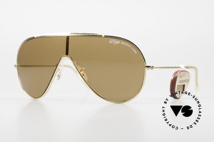 Bausch & Lomb Wings Amber Rose Vintage Shades Details