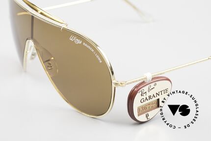 Bausch & Lomb Wings Amber Rose Vintage Shades, NO RETRO sunglasses, but a vintage USA-original, Made for Men and Women