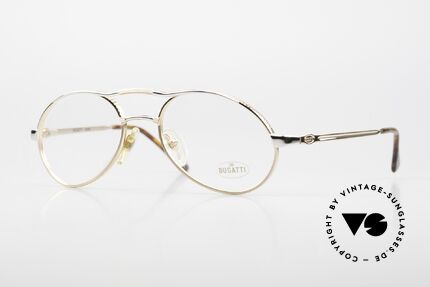 Bugatti 14008 Men's Glasses 80's Bicolor Details